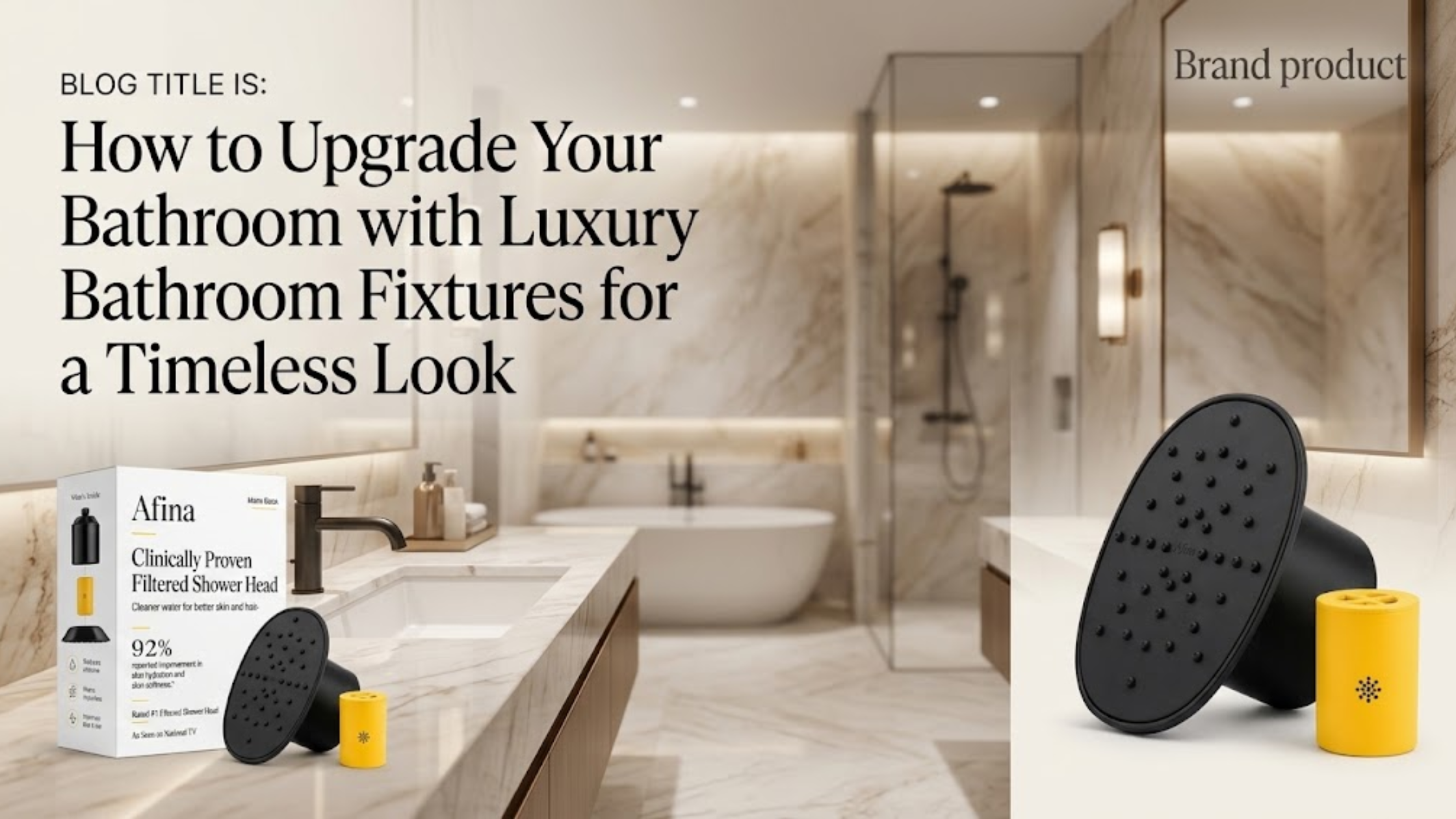 Luxury Bathroom Fixtures for an Elegant and Timeless Bathroom Design